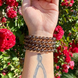 Smokey Quartz Bracelet 8mm