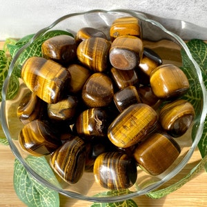 Yellow Tiger Eye Tumble