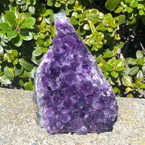 Extra Large Amethyst Statement Piece/ Druzy Amethyst / Raw Amethyst