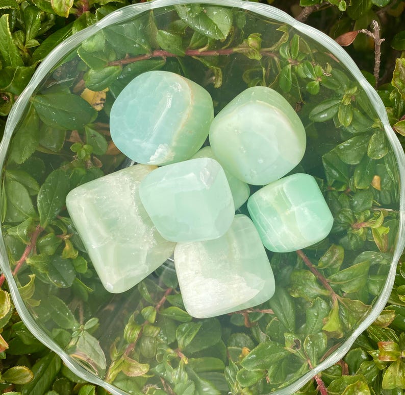 Pistachio Calcite Tumble afbeelding 1