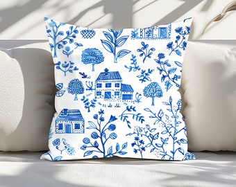 Decorative Cushions (F), Throw Pillow, Cushion Cover, Vintage Pillow Cover, Decorative Pillows, Decor Pillows, Retro Pillow Cover, Pillows