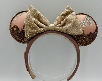 Rhinestone Star Wars Mouse Ears | Bedazzled Tattooine Mouse Ears | Bling Star Wars Minnie Mouse Ears