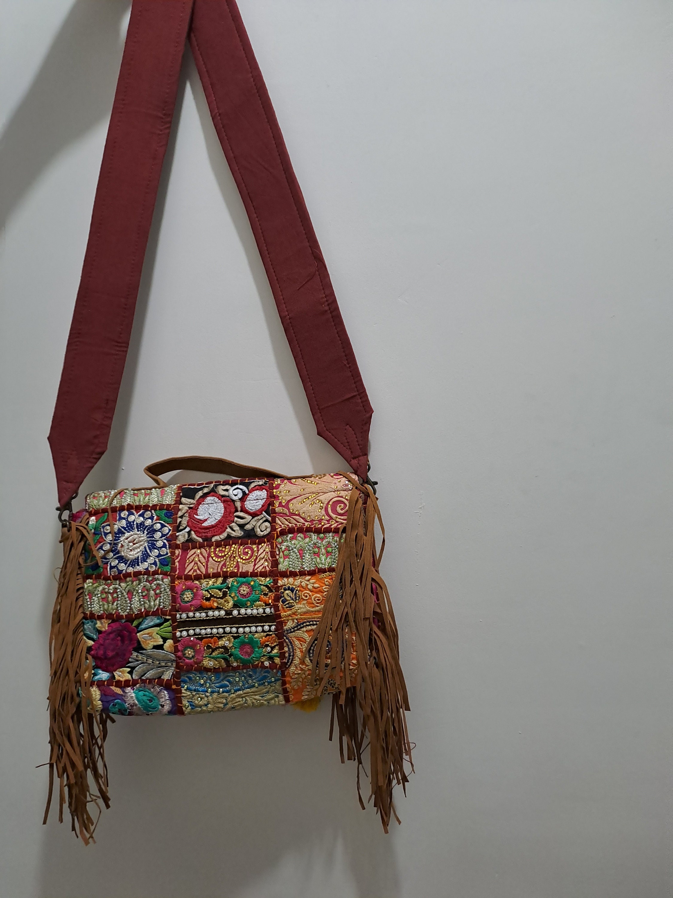 Buy Banjara Embroidery Patch Work Handmade Fridges Sling Bag, Every Day Bag,  Banjara Bag, Women's Bag Online in India - Etsy
