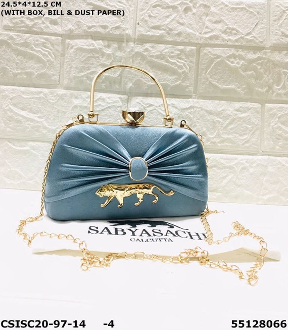 Buy Sabyasachi Inspired Clutches metal Box Clutch Fully Covered