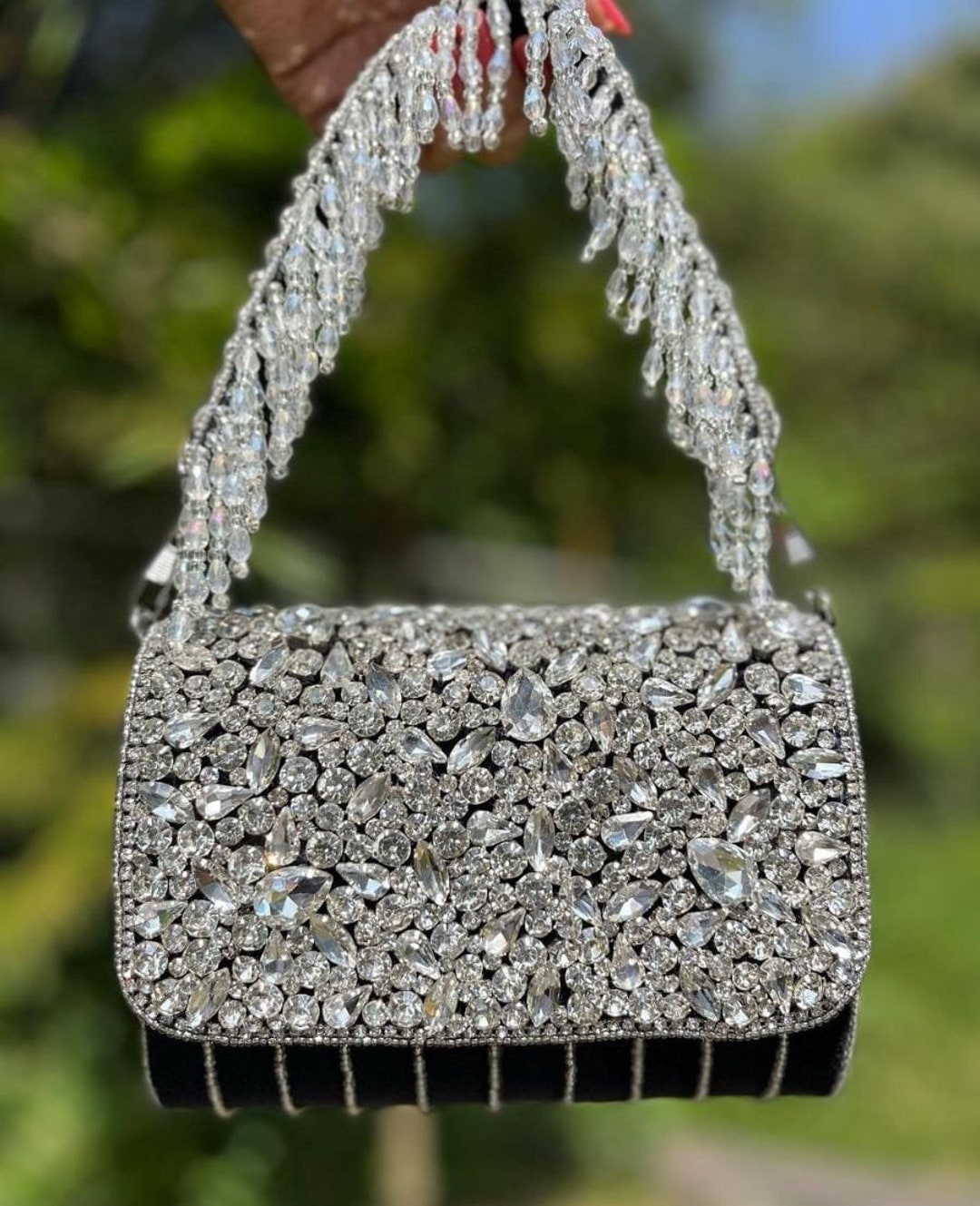 Designer Clutch,modern Clutch With Tassel,boho Womens Clutch Purse Cards, Smartphone,engagement