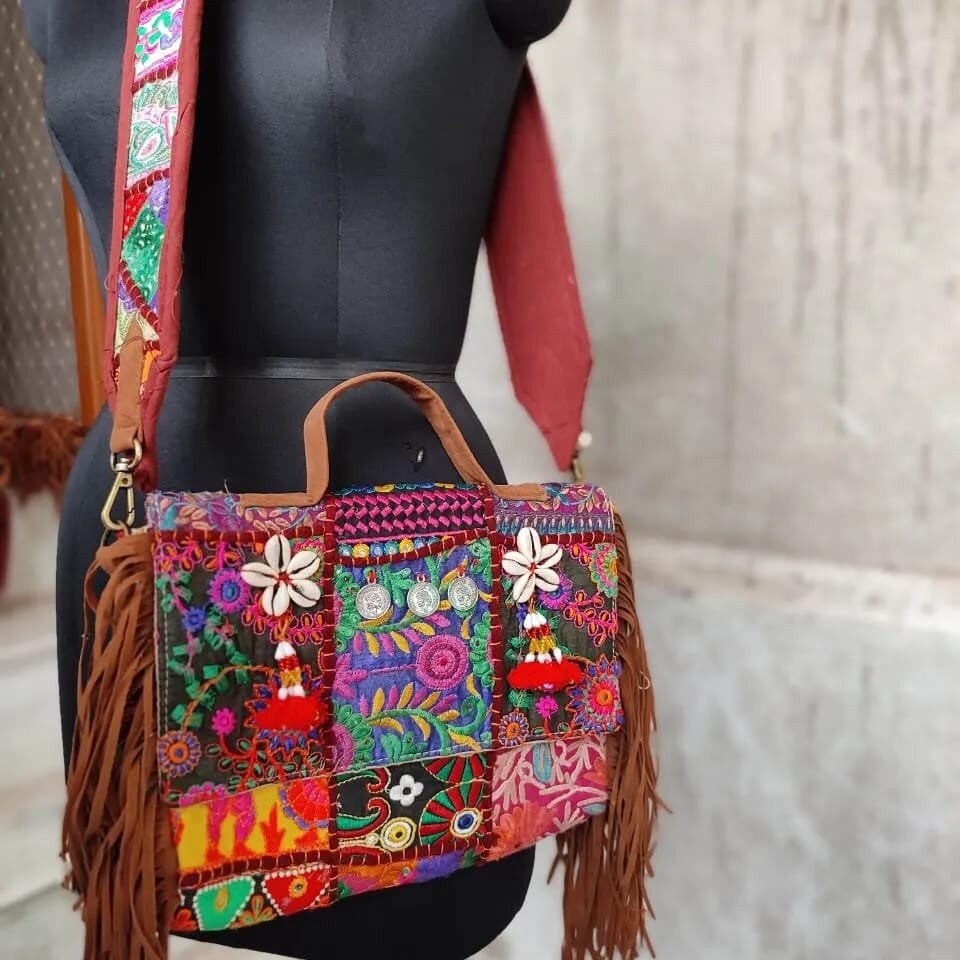 Buy Banjara Embroidery Patch Work Sling Bag indian Banjara