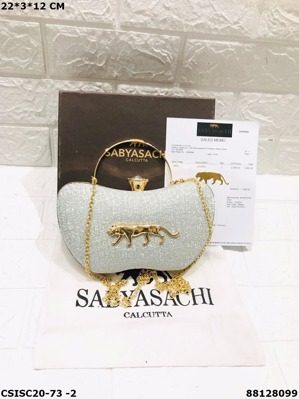 Sabyasachi Inspired Tiger Purse Hand Bag PU Leather Solid Finish With Logo  Design Purse for Women Ladies Evening Party Fancy Stylish Purse - Etsy