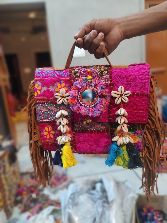 Semi circular Boho Banjara Bag – EeshaBoutique