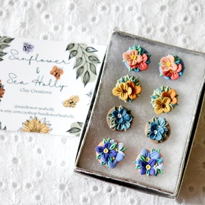 Wild Rose Stud Earrings