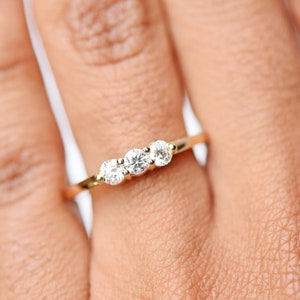 Moissanite Wedding Band, Brilliant Round Moissanite Engagement Eternity Band, Diamond Band, Promise Ring, Stackable Ring, Round Diamond Band