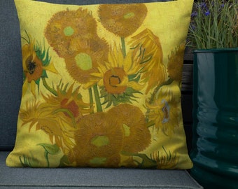Van Gogh Sunflower - Cuscini da esterno con inserto