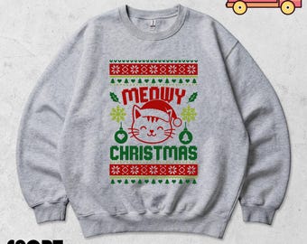 Merry Christmas Santa Sweatshirt: Unisex Holiday Season Shirt