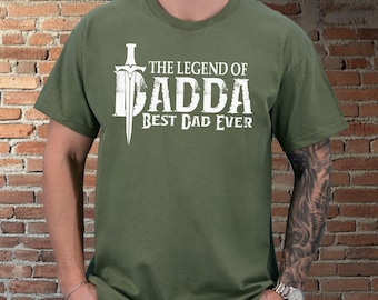The Legend Of Dadda Best Dad Ever Shirt for Fathers Day, Best Dad Tee for Dad, Funny Dad Gift from Daughter, Funny Birthday Gift Of Best Dad
