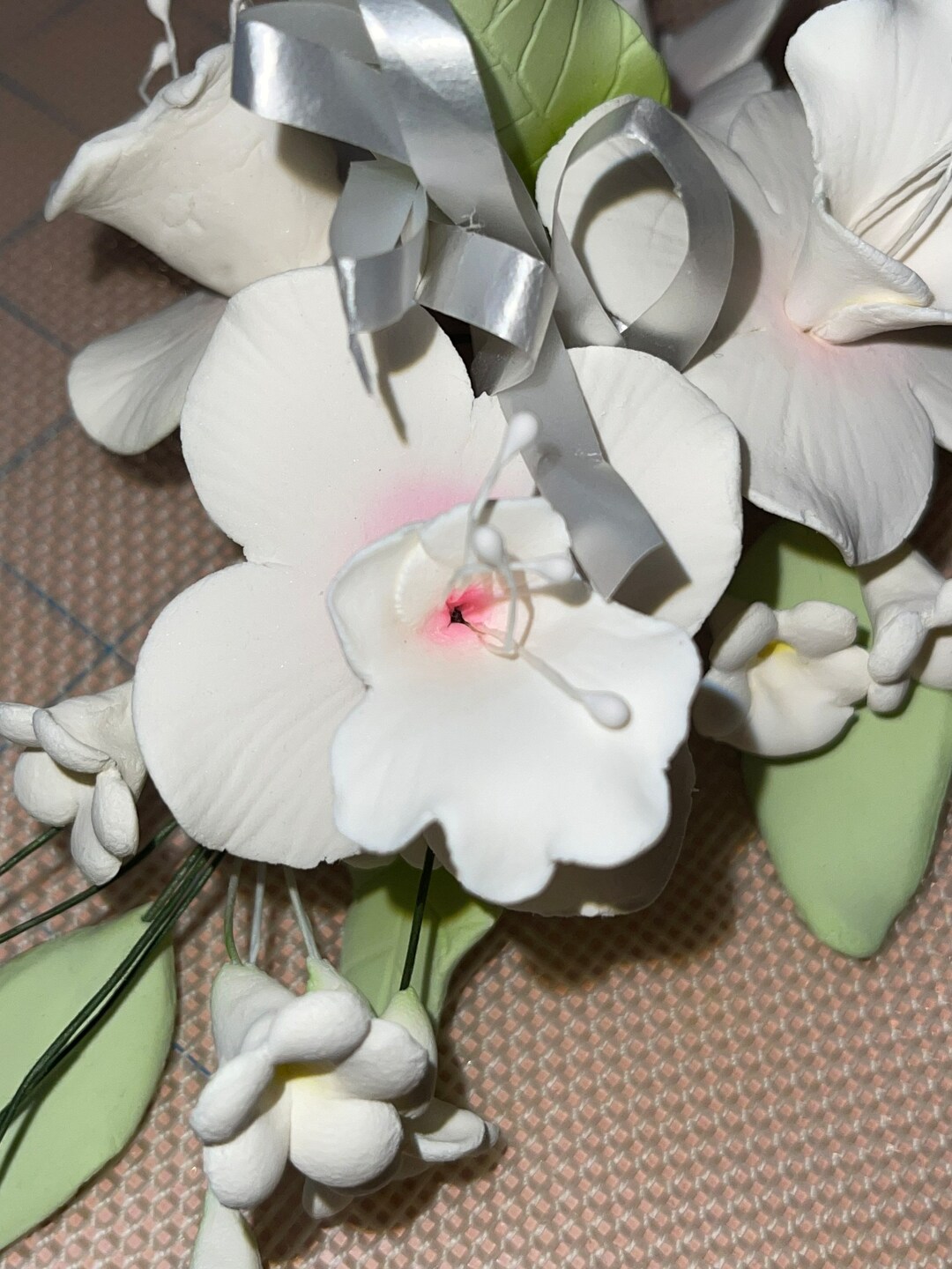 Orchid Spray Gumpaste Flower Etsy