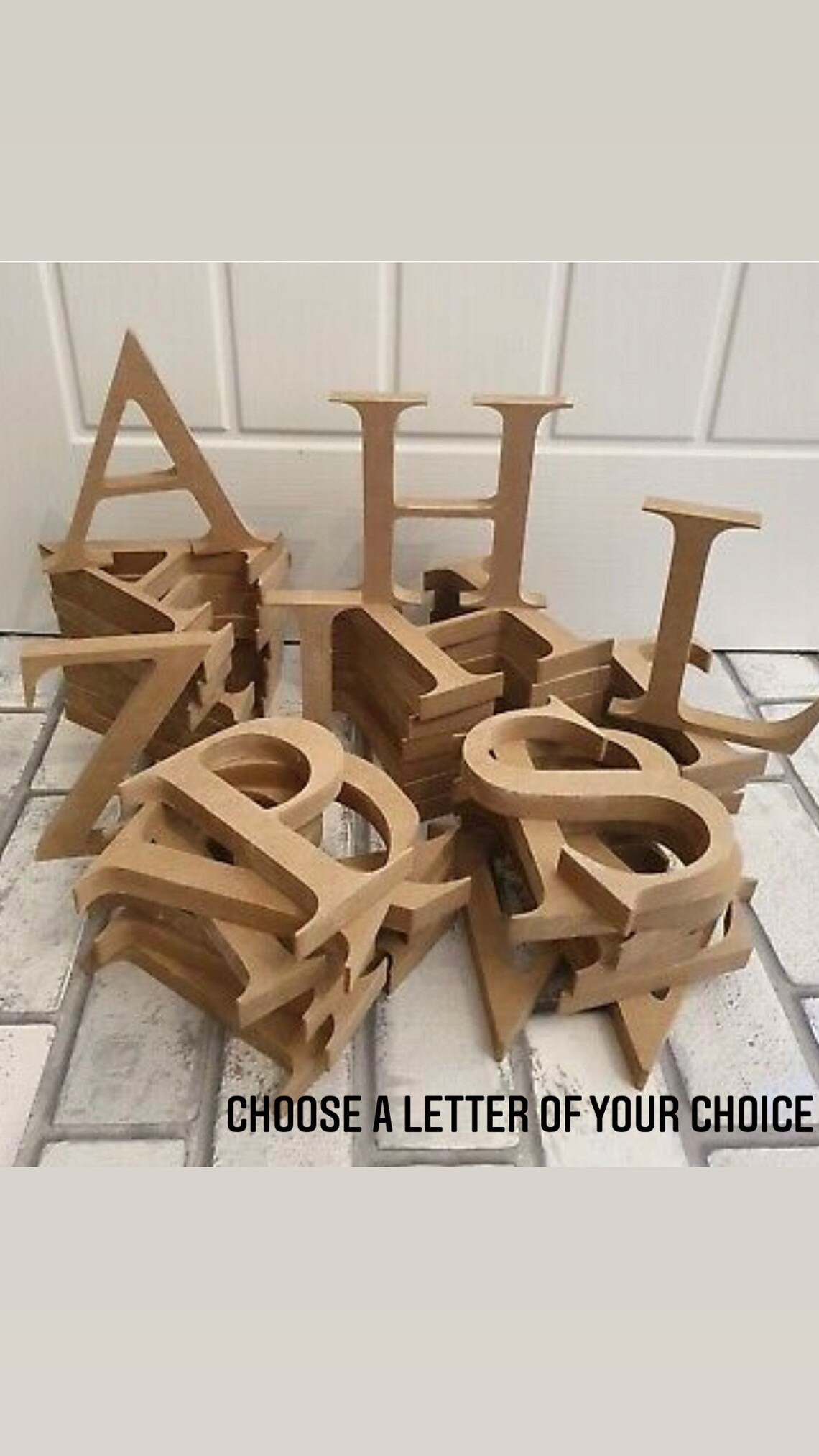 Custom Wooden Letters Gemstone Letters Plain Painted - Etsy