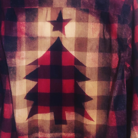 Christmas Bleached Flannel Christmas Bleached Flannel