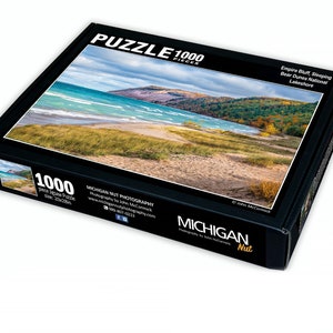 Michigan Puzzle Sleeping Bear Dunes 1000 Piece Puzzle by Michigan Nut Photography image 1