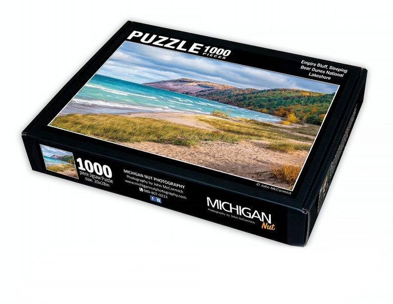 Michigan Puzzle Sleeping Bear Dunes 1000 Piece Puzzle by Michigan Nut Photography image 1