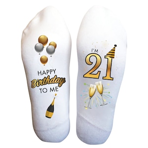 21 birthday Socks for Men and Women, Funny Birthday Gifts
