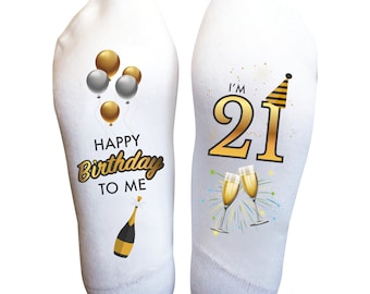 21 birthday Socks for Men and Women, Funny Birthday Gifts