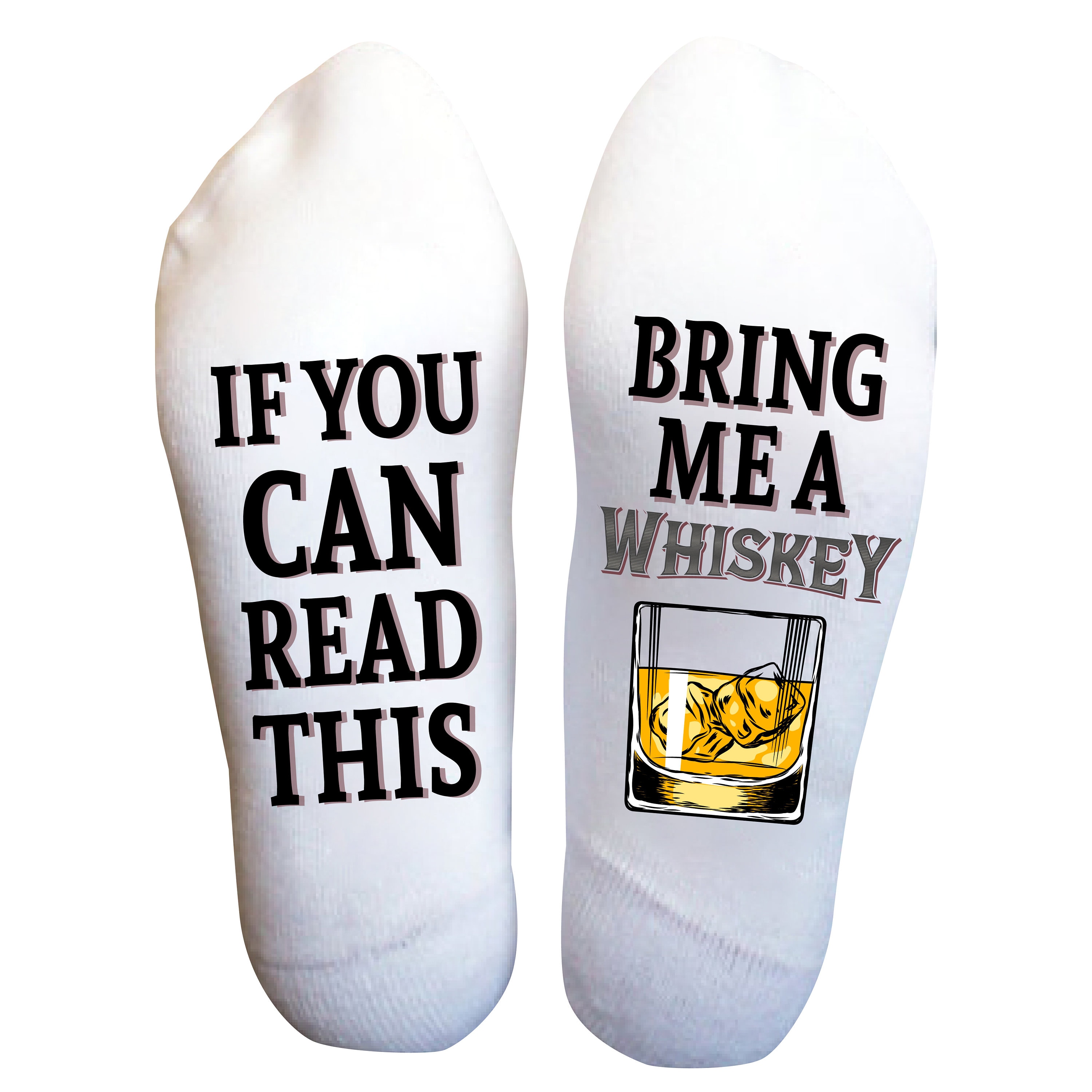 Bring Me a Whiskey Socks If You Can Read This Funny Birthday | Etsy