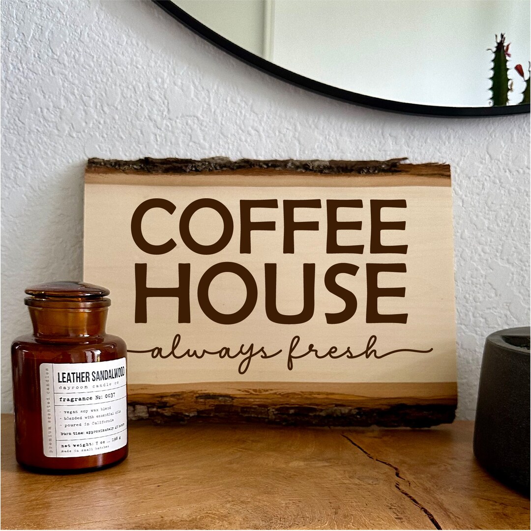 Coffee Signs for Kitchen, Coffee Lover Gift, Coffee Wood Sign, Coffee