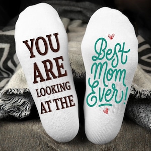 Best Mom Ever Socks, Funny Gifts for Mom, Mom Socks Gifts, Mother's Day Gifts