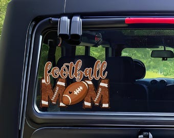 Sports Mom Car Decal, Baseball, Soccer, Football Mom Sticker