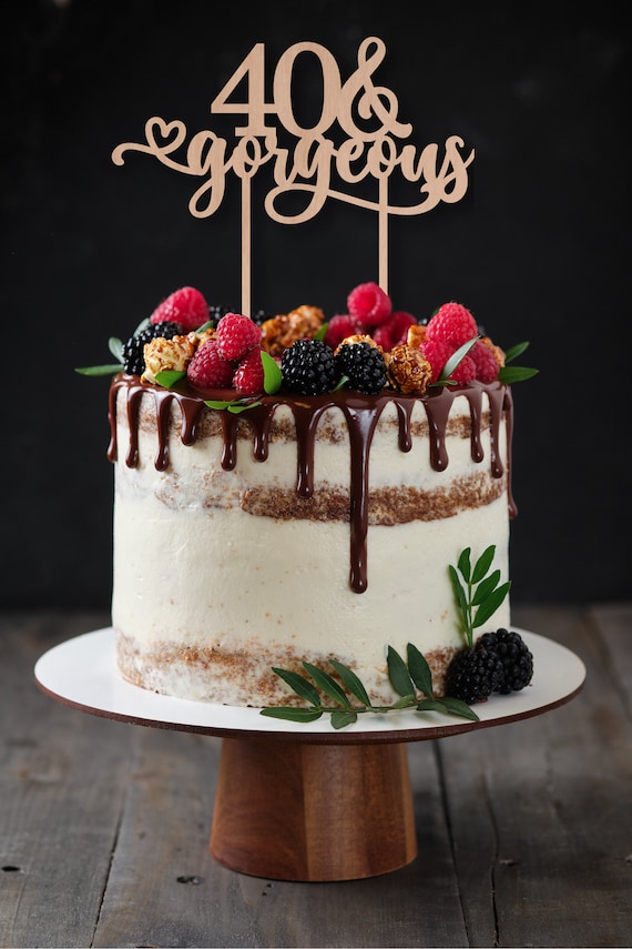 Happy Birthday Cake Topper, Custom Age Cake Topper -  Canada
