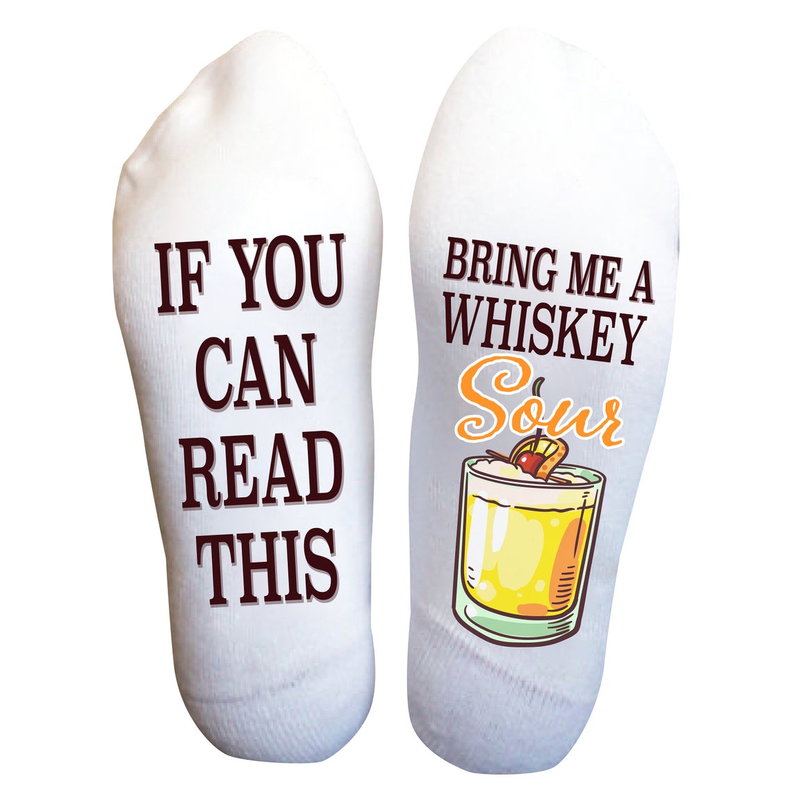 Bring Me a Whiskey Socks If You Can Read This Funny Birthday - Etsy