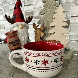 Merry Christmas Mug, Christmas Soup Mug