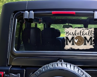 Baseball Mom Soccer Mama Car Decal, Sports Mom Vinyl Sticker, Waterproof Window Car Decal