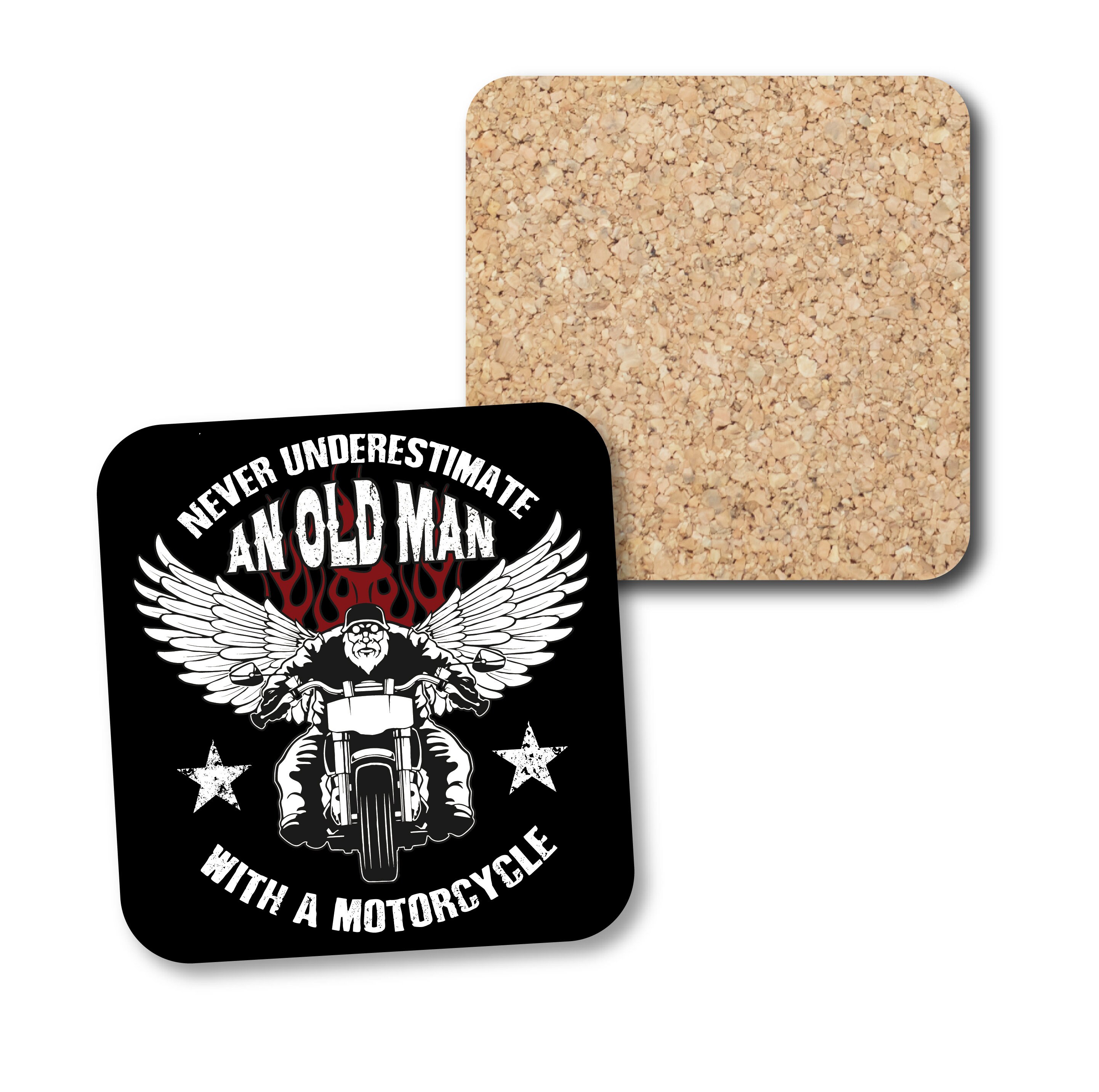 Biker Dad Coasters Motorcycle Coasters for Drinks Etsy