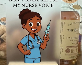 Personalized Nurse Acrylic Sign • Custom Nursing Gift with Name • RN Graduation Gift