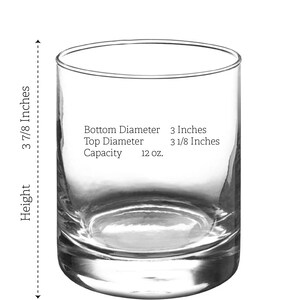 May include: A clear glass tumbler with a 3 1/8 inch top diameter, 3 inch bottom diameter, and a height of 3 7/8 inches. The tumbler has a capacity of 12 ounces.