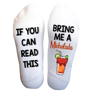 Michelada Socks: Funny Novelty Gift, Custom Women&#39;s Socks