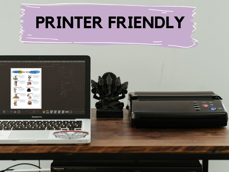 Kids Morning/evening Routine, Printable Checklist, Child Routine, ADHD ...