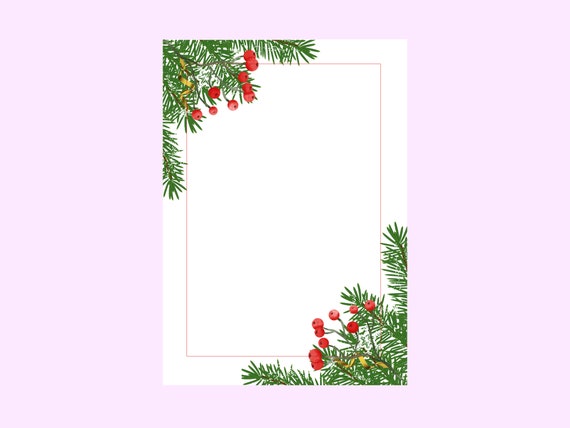 Christmas Letter Borders Free Printable - Il 570xN.4400964547 Rgse 