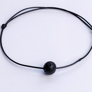 Black Cord Bracelet, Black String Bracelet, Lucky Bracelet, Braid