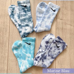 ICY Personalized Nike Batik Socks | Hand-dyed sports socks in various colors & sizes | Colorful unisex socks image 7