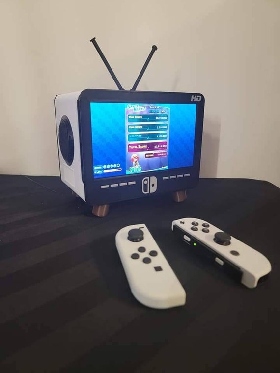 3D Printable Mini TV Nintendo Switch Screen Display (OLED/Original) by  MysticMesh3D