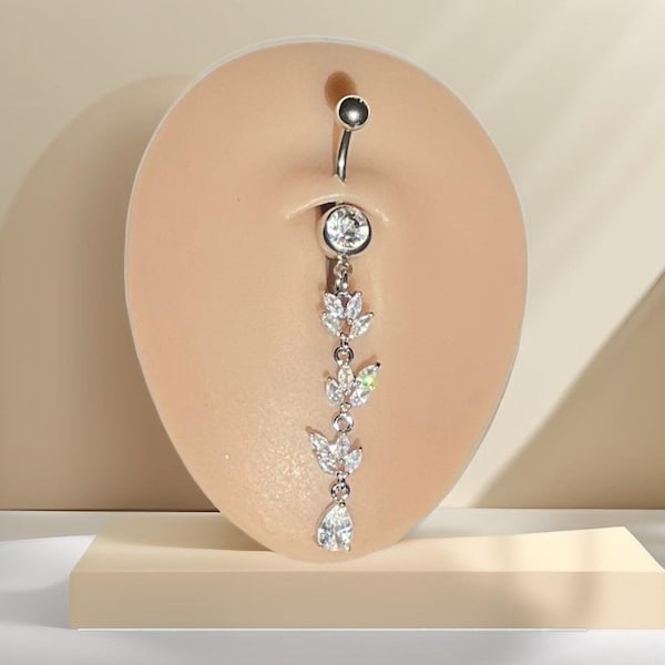 Belly Button Piercing Ring, Belly Dance Jewellery, Stainless Steel Belly Button Ring, Belly Button Ring, Navel Piercing