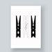 Clothespin Print Laundry Room Decor Laundry Print Laundry - Etsy
