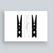 Clothespin Print, Laundry Room Decor, Laundry Print, Laundry Wall Art ...