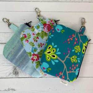Zipper Wallet, Zipper purse, coin wallet, keychain wallet, wallets with clip, gifts for her, Christmas gifts, stocking stuffers, wallet