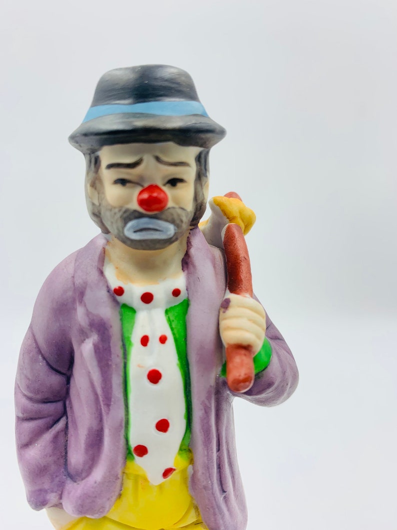 RARE Vintage 1986 Flambro Signature Emmett Kelly Figurine Etsy