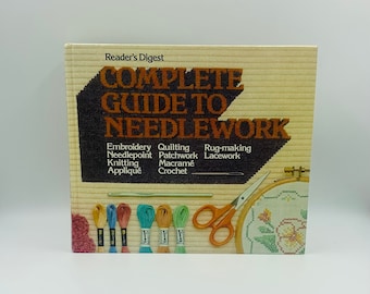 Vintage Readers Digest, Complete Guide To Needlework, Vintage Patterns, Craft Book, Needle Crafts, Knitting book