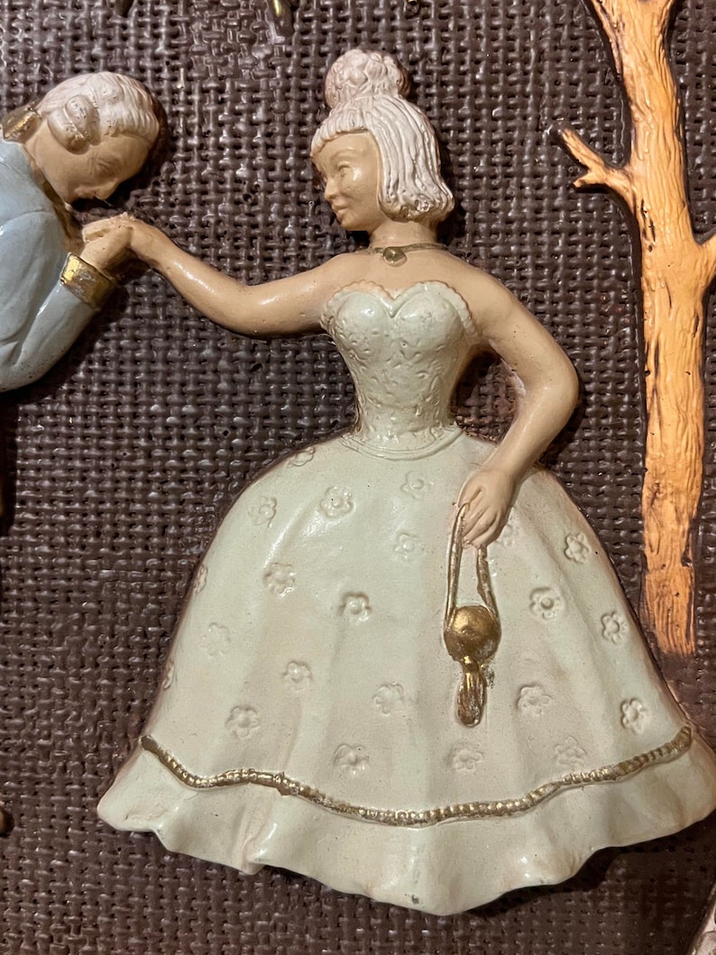 1970's Girotti Sculptured Wall Art Set of 2 Oval Plaques Etsy Australia