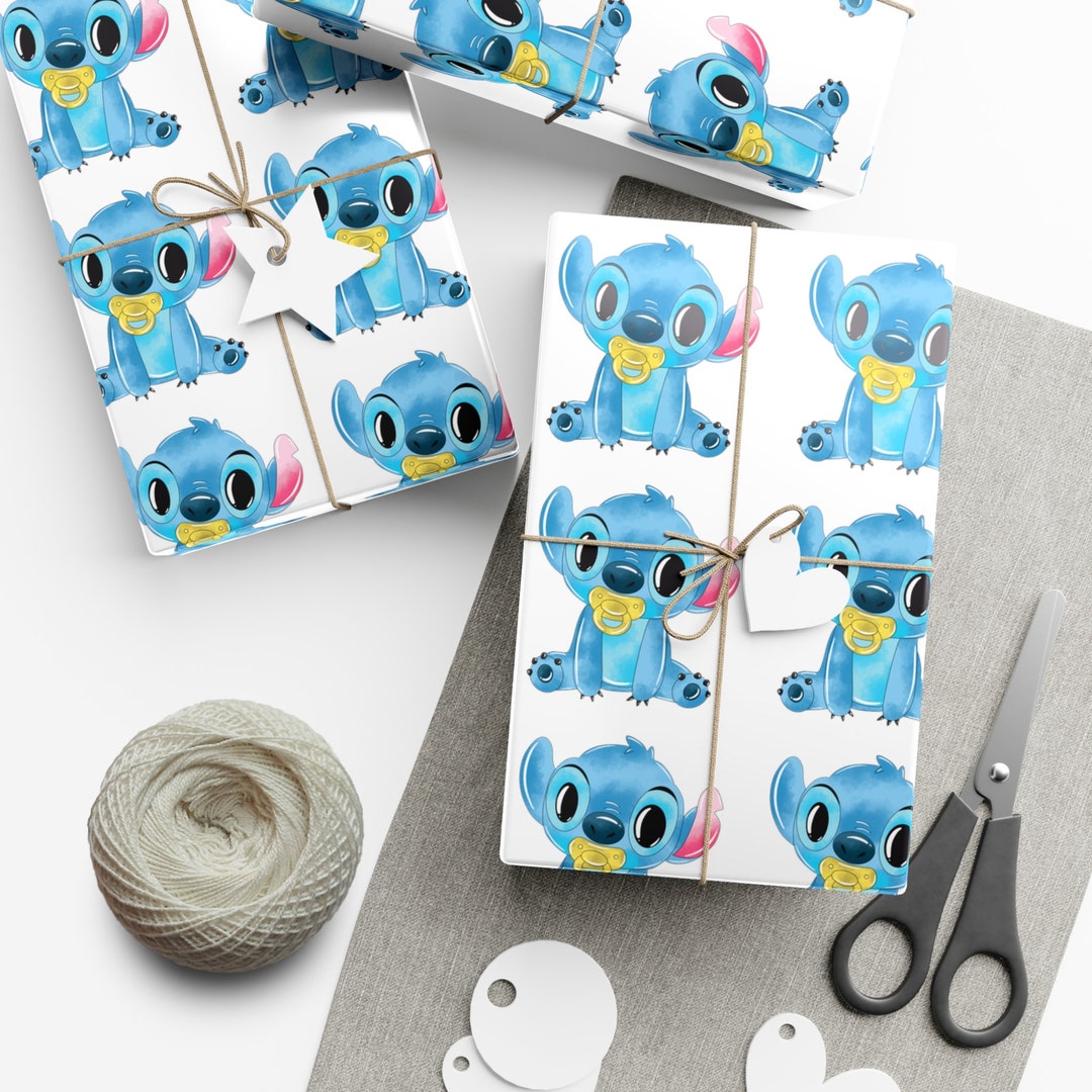 Baby Stitch Wrapping Paper Baby Shower Etsy