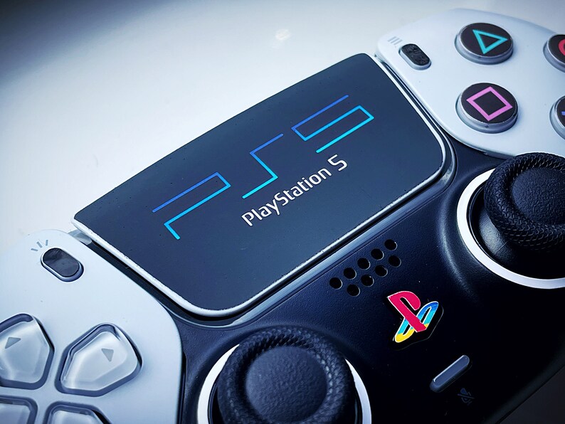 PS5 Pad Controller Touchpad PS5 Black Classic PS2 Vinyl PS Etsy